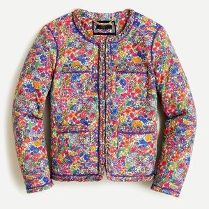 J.Crew Quilted Liberty Margaret Annie Lady Jacket